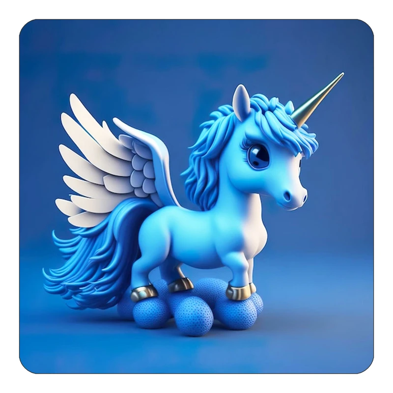 مگنت کاکتی طرح اسب تک شاخ و یونیکورن مدل mp29465