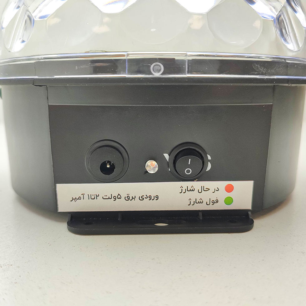 اسپیکر بلوتوثی قابل حمل مدل رقص نور دار