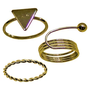 انگشتر زنانه کد RKH_1505 مجموعه 3 عددی