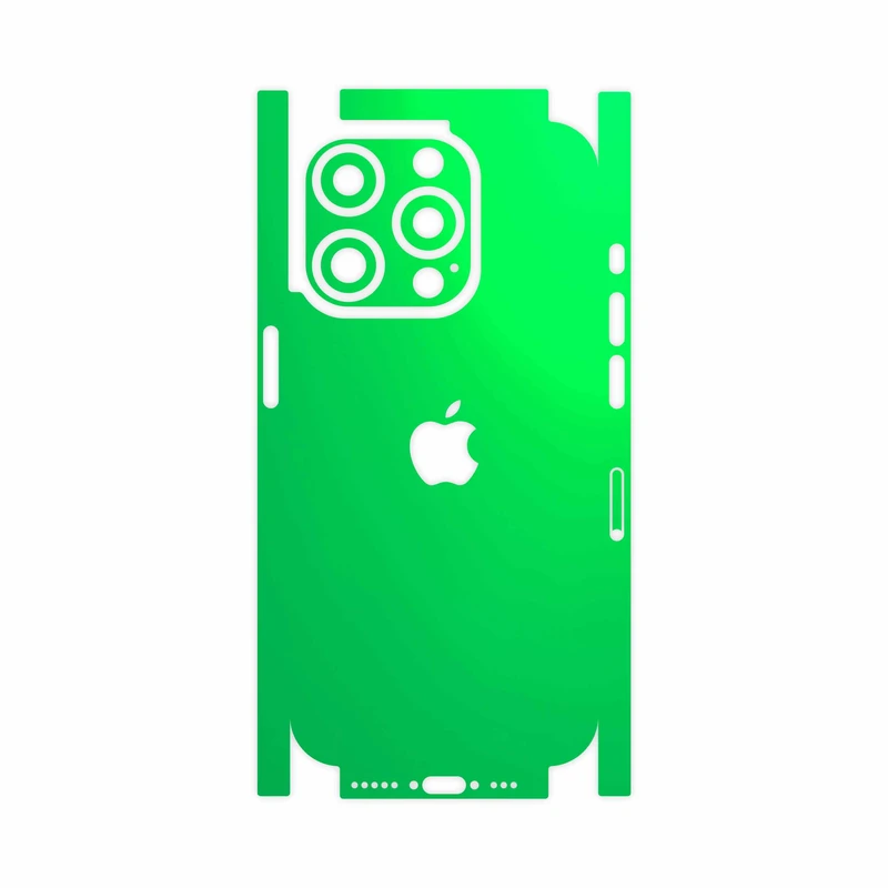 برچسب پوششی ماهوت مدل Matte-Green-FullSkin مناسب برای گوشی موبایل اپل iPhone 15 Pro