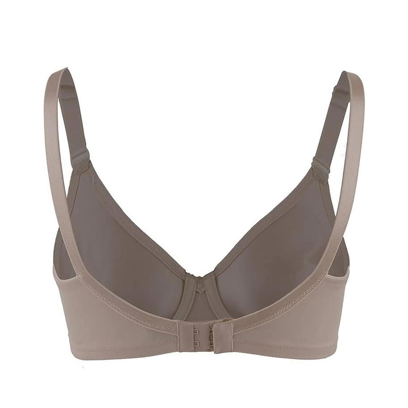 سوتین زنانه لین مدل فنردار کد 4680-741 رنگ نسکافه ای