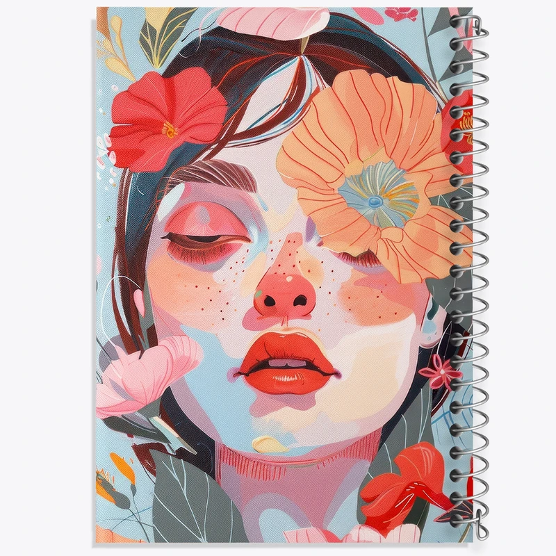 دفتر مشق 50 برگ خندالو طرح دخترانه کد N2394