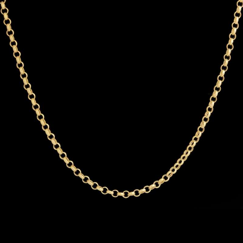 زنجیر طلا 18 عیار زنانه الن نار مدل رولو 50