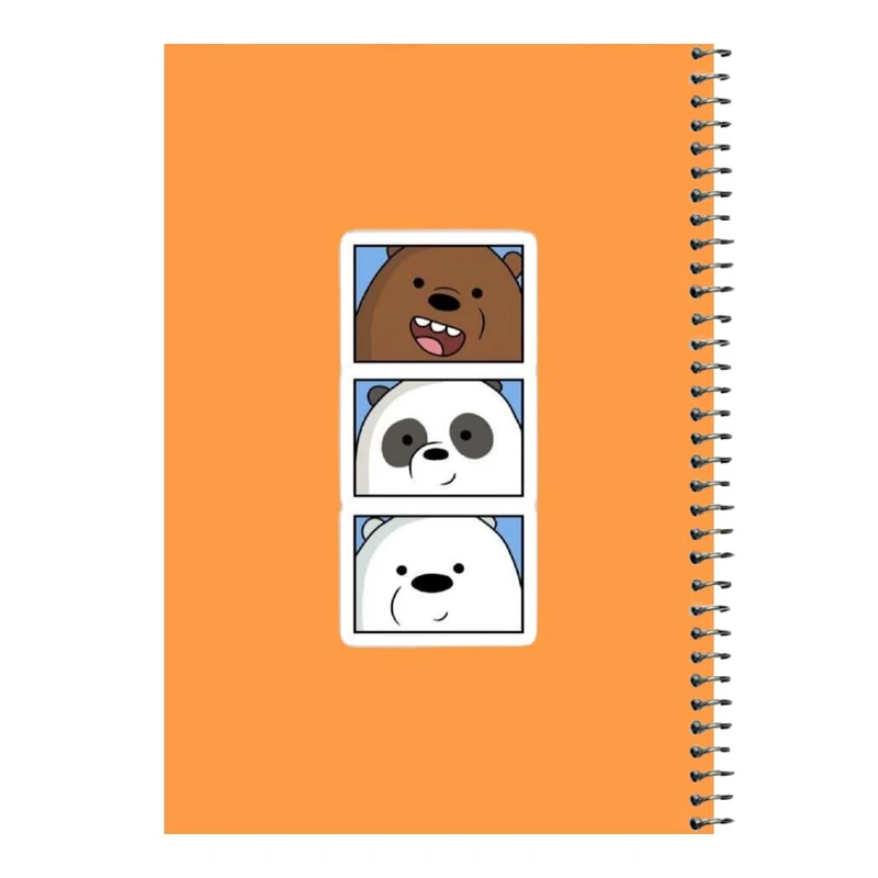 دفتر مشق 80 برگ اس جی مدل خرس های کله فندقی کد۲   