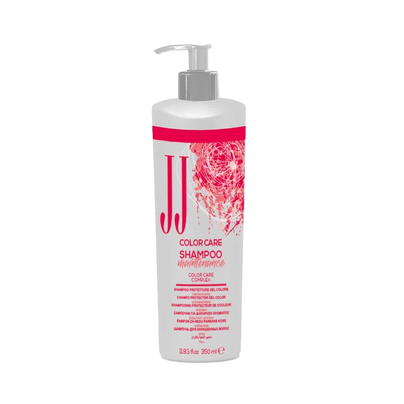 شامپو مو جی جی مدل COLOR CARE maintenance مناسب برای موهای رنگ شده حجم 350 میلی لیتر
