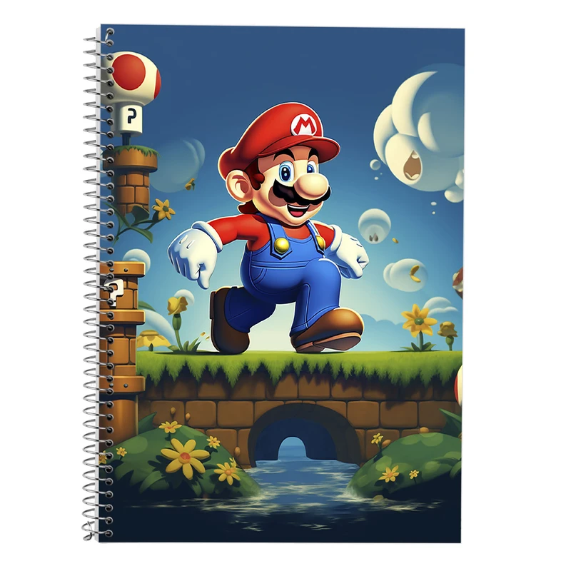 دفتر لغت 50 برگ مدوپد طرح سوپرماریو super mario کد DF2942