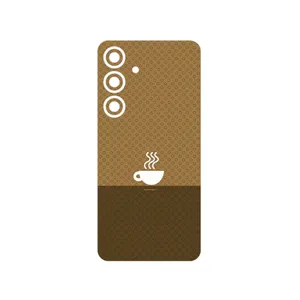 MAHOOT Minimal Cup of Coffee Icon Cover Sticker for Samsung Galaxy S24