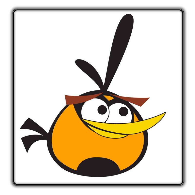 زیر لیوانی مدل Angry Birds کد 001