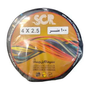 کابل برق افشان 4 در 2.5 سیما کابل رسانا مدل RE100425