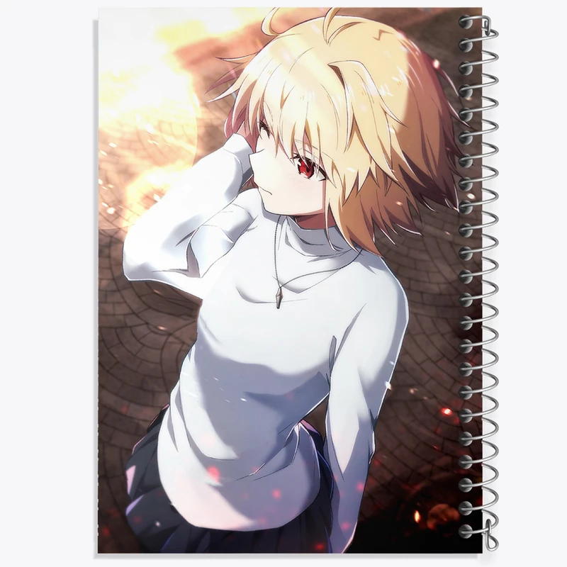 دفتر مشق 100 برگ خندالو طرح بازی تسوکی هیمه‌ (Tsukihime) کد 34504