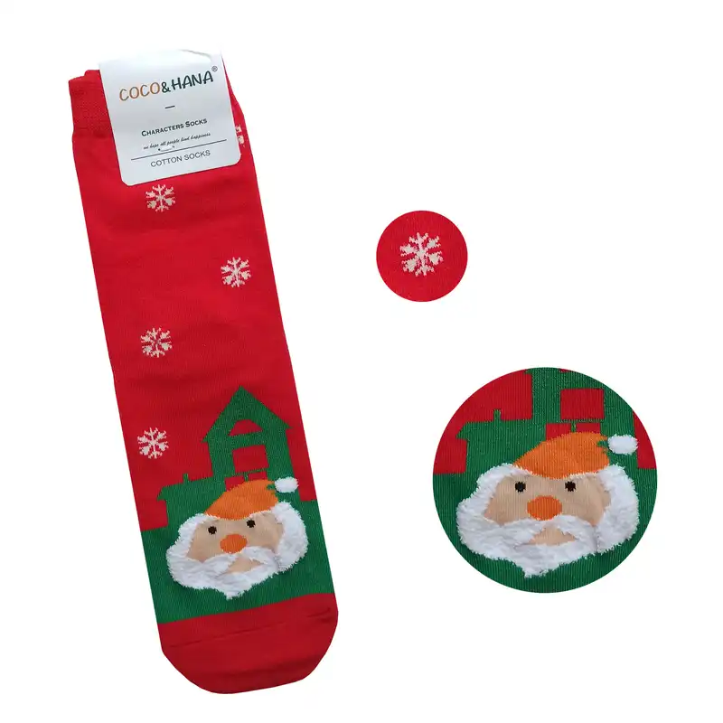 جوراب بچگانه کوکو هانا طرح زمستان مدل CC09
