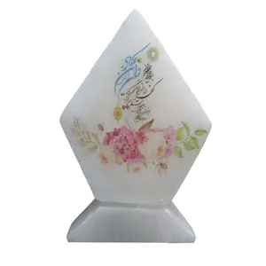 آباژور سنگ نمک مدل لوزی