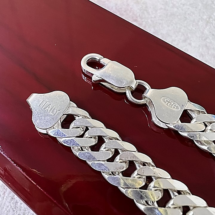 دستبند نقره مردانه کد glsr-620