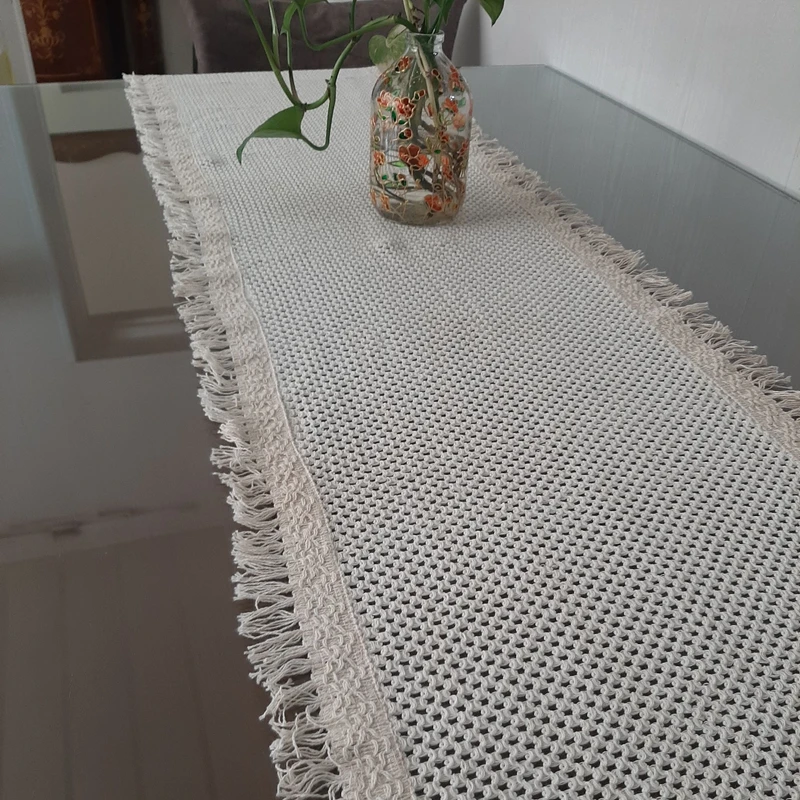 رانر مدل قلاب بافی سایز 120x35 سانتی‌متر