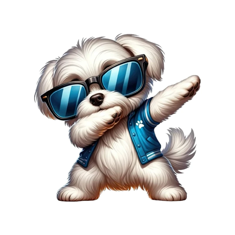 استیکر پارچه و لباس پاد آفرین مدل سگ کد a3