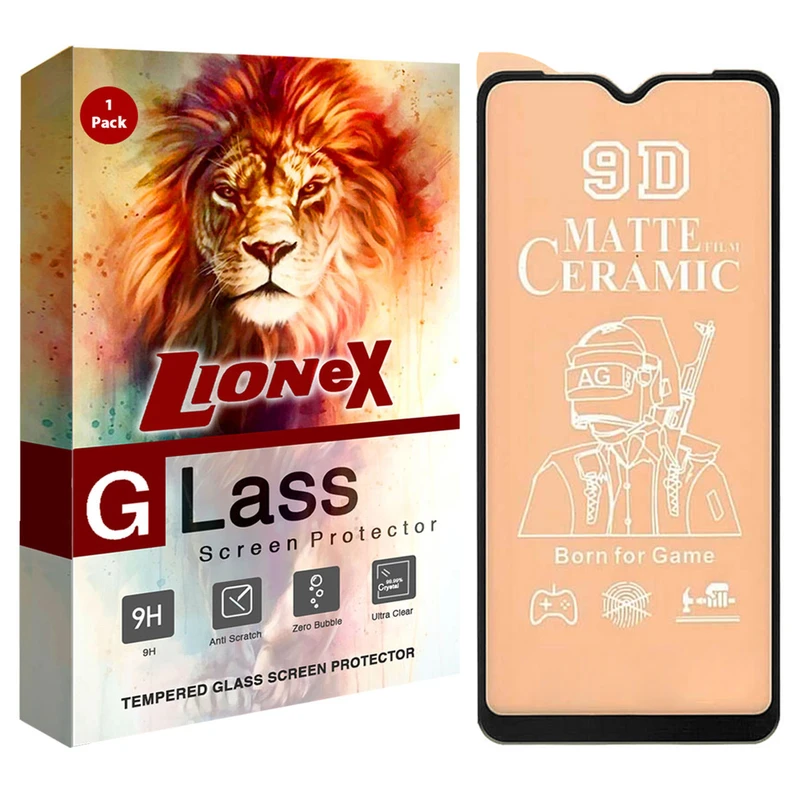 محافظ صفحه نمایش سرامیکی مات لایونکس مدل CMT مناسب برای گوشی موبایل سامسونگ Galaxy A04
