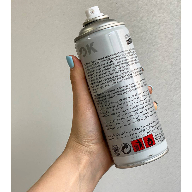 اسپری گریس اوکی مدل Open Gear حجم 450 میلی لیتر اسپری گریس اوکی مدل Open Gear حجم 450 میلی لیتر
