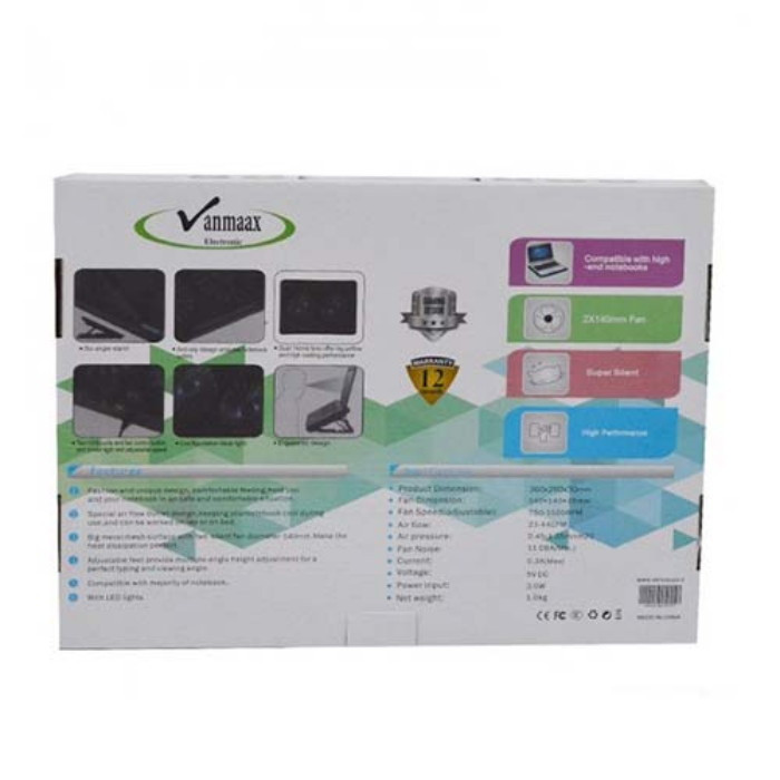 پایه خنک کننده لپ تاپ وان مکس مدل MAXPLUS_1450