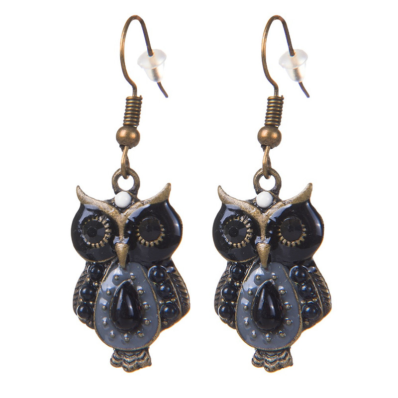 گوشواره زنانه طرح جغد کد RKH_741 گوشواره زنانه طرح جغد کد RKH_741