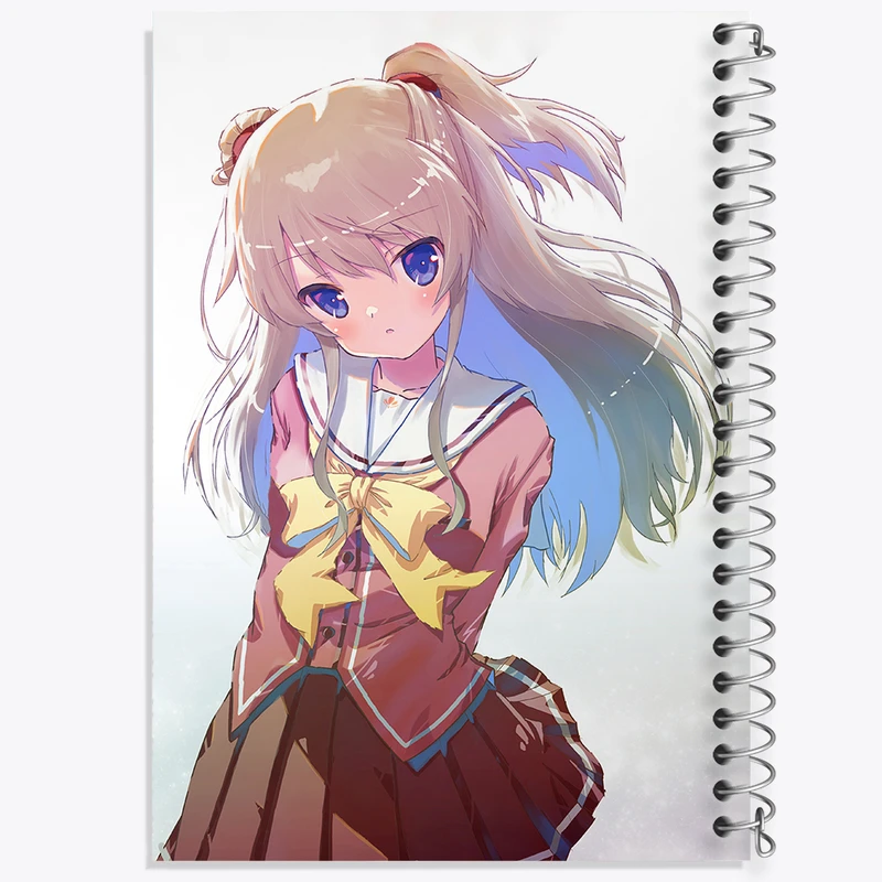 دفتر شطرنجی 50 برگ خندالو مدل توموری انیمه شارلوت کد 32092