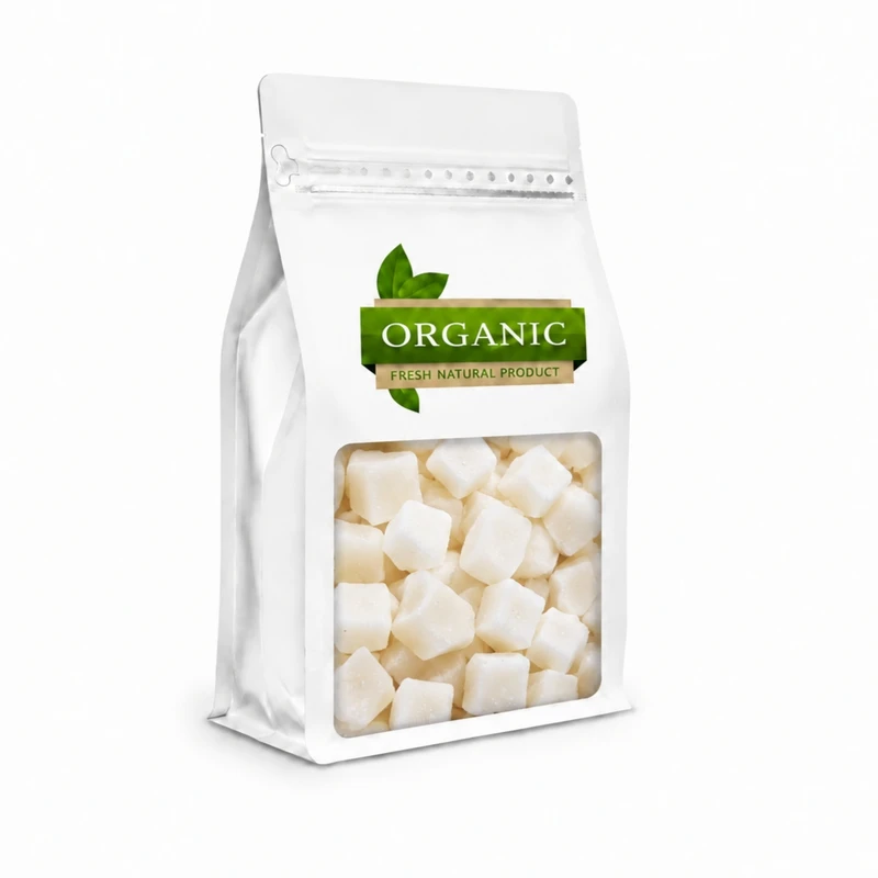 حبه قند گیاهی نارگیلی ارگانیک - 250 گرم
