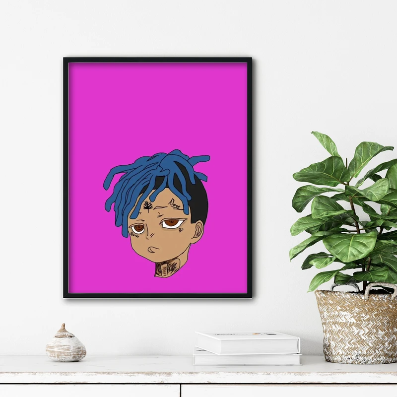 تابلو آتریسا طرح تنتاسیون xxxtentasion مدل ATt0108