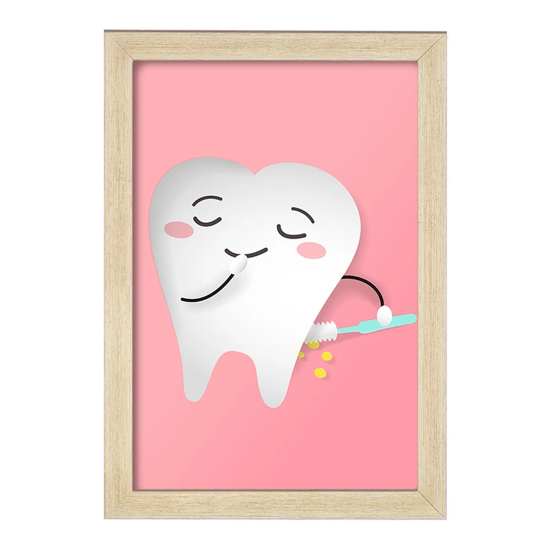 تابلو خندالو مدل دندان و دندان پزشکی کودکانه کد 36707