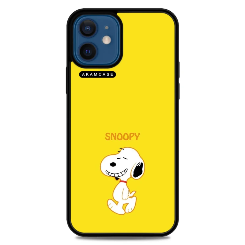 کاور آکام مدل AMC-WA12M-SNOOPY-46 مناسب برای گوشی موبایل اپل iPhone 12 Mini