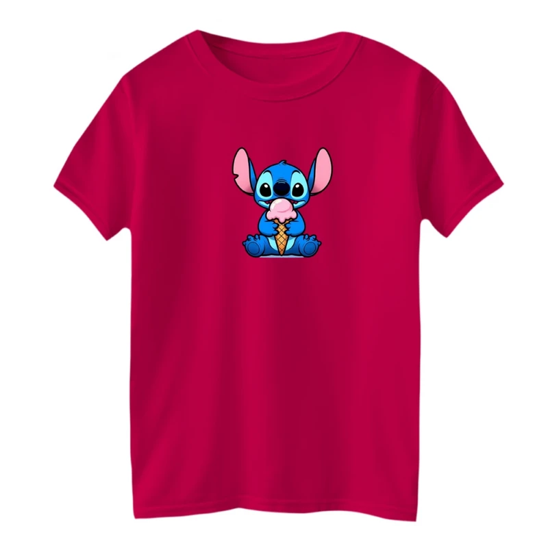 تی شرت آستین کوتاه بچگانه مدل استیچ کد 02