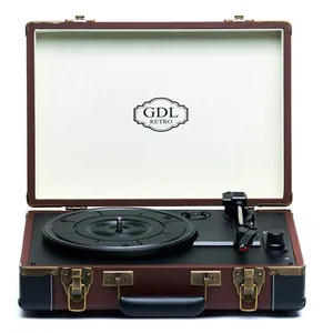 گرامافون جی دی ال رترو مدل T317 Brown