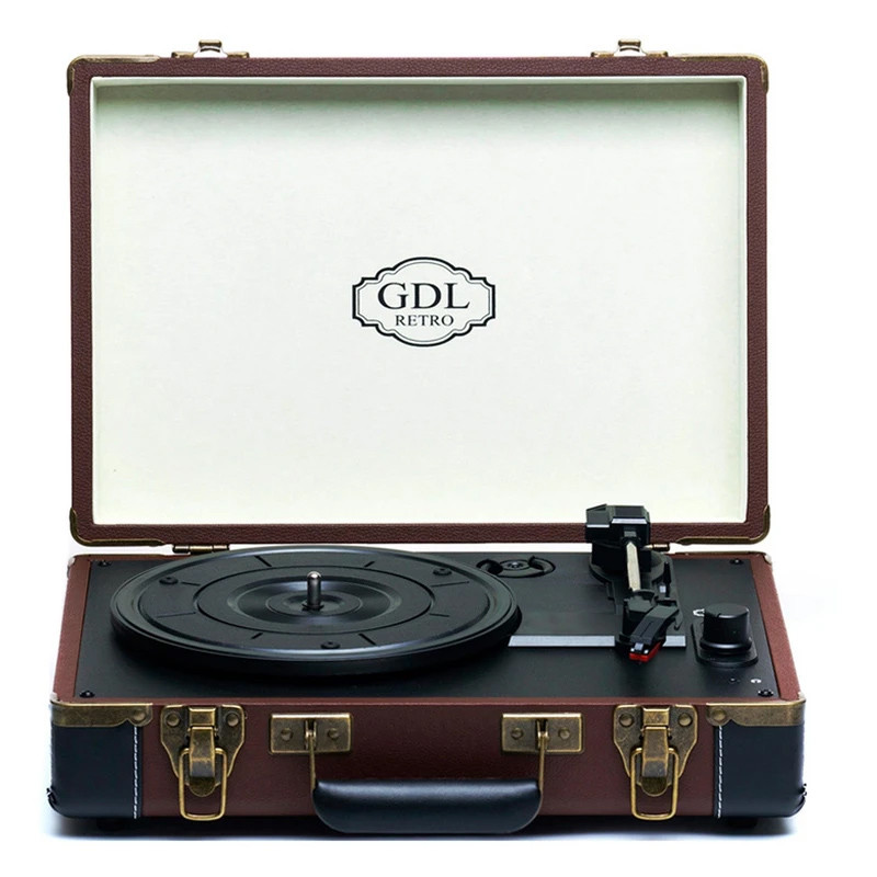 گرامافون جی دی ال رترو مدل T317 Brown