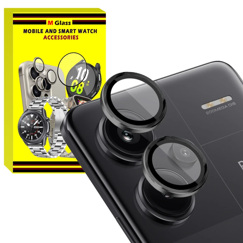 محافظ لنز دوربین رینگی ام‌گلس مدل Ring Protector مناسب برای گوشی موبایل شیائومی Redmi Note 13 Pro Plus
