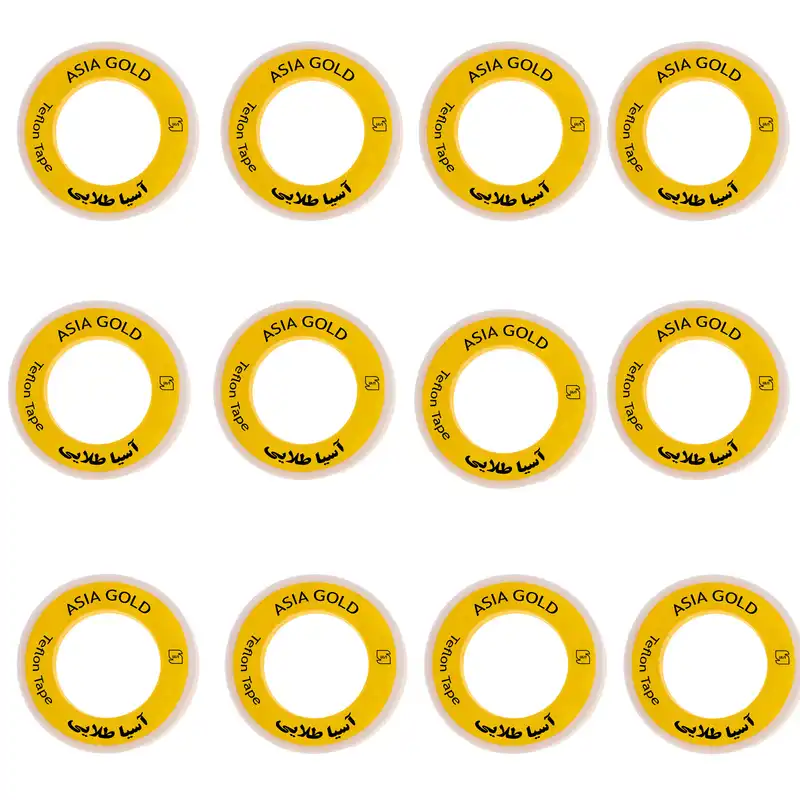 نوار تفلون آسیا گلد مدل Asia-12 مجموعه 12 عددی