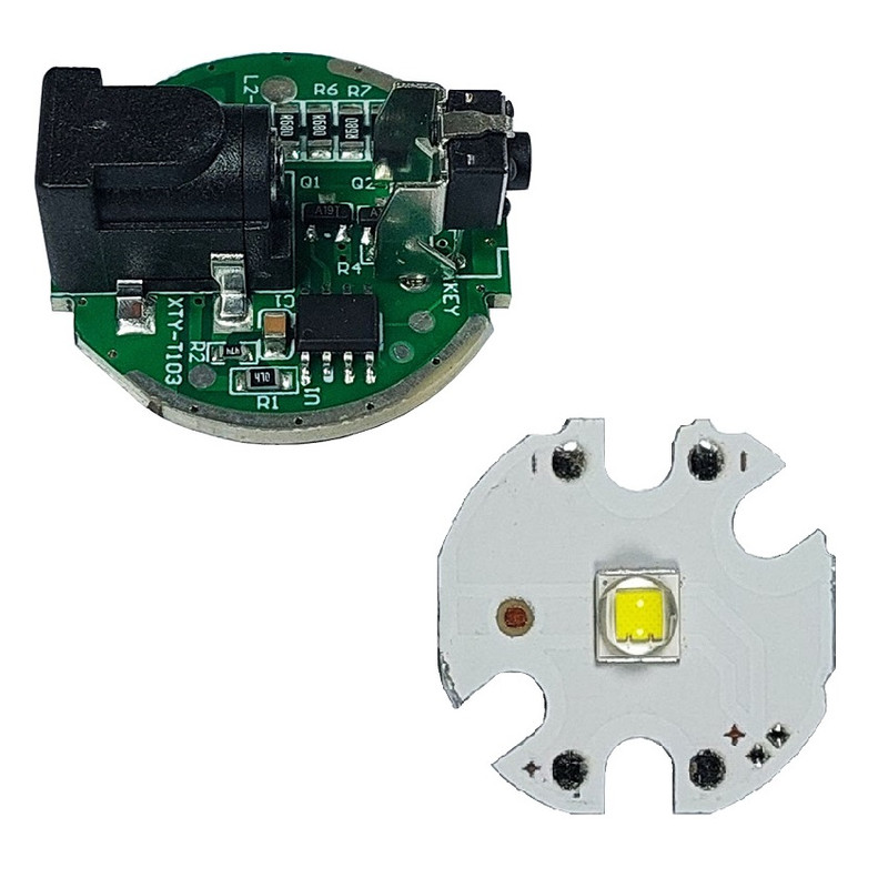 برد و لامپ چراغ قوه مدل T103 