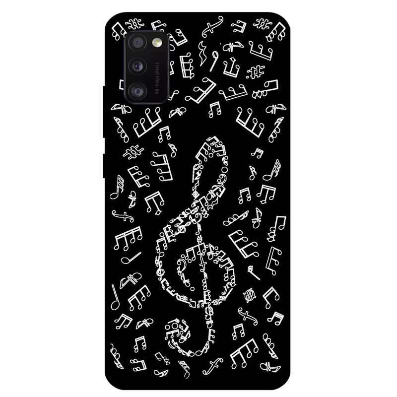کاور مگافون طرح نوت موسیقی مدل 1370 مناسب برای گوشی موبایل سامسونگ Galaxy A41   