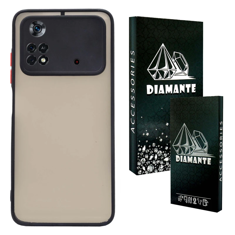 کاور دیامانته مدل Atras Bk مناسب برای گوشی موبایل شیائومی Poco M4 Pro 4G