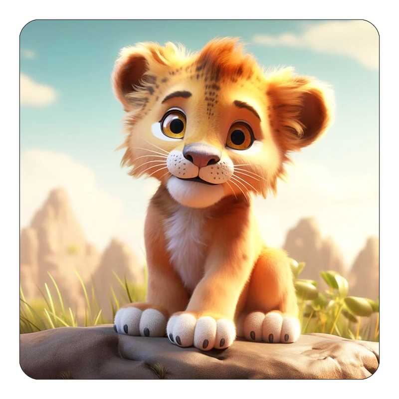 مگنت کاکتی طرح حیوانات کارتونی مدل mp27317