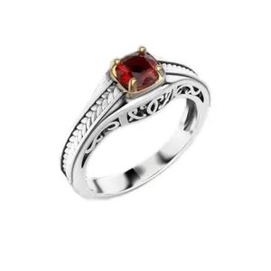 انگشتر نقره زنانه مدل Rnegin