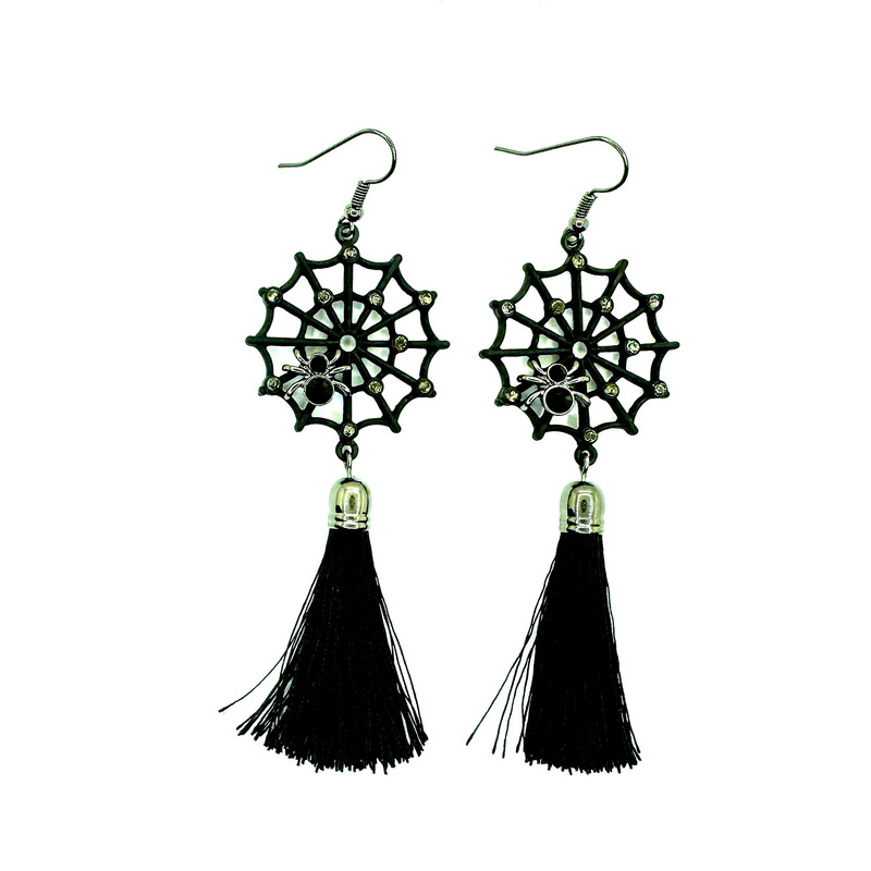 گوشواره زنانه اکسسورایز مدل عنکبوت هالوین گوشواره زنانه اکسسورایز مدل عنکبوت هالوین