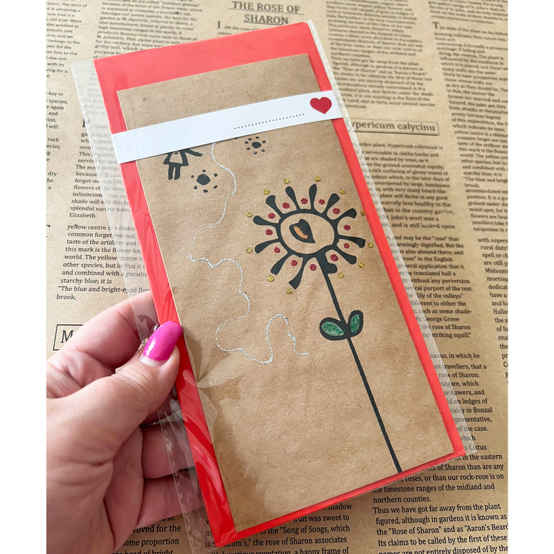 کارت پستال مدل ستاره دنباله دار کد 088