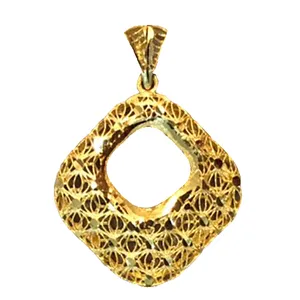 آویز گردنبند طلا 18 عیار زنانه دوست خوب مدل dk839