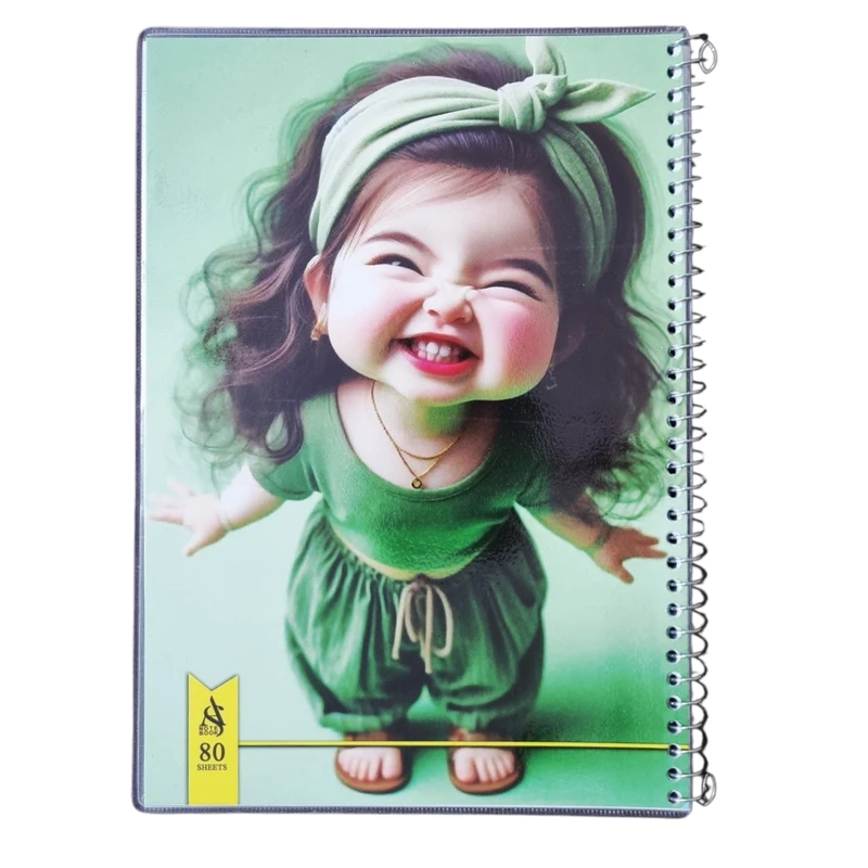 دفتر مشق 80 برگ مدل فانتزی کد fa04