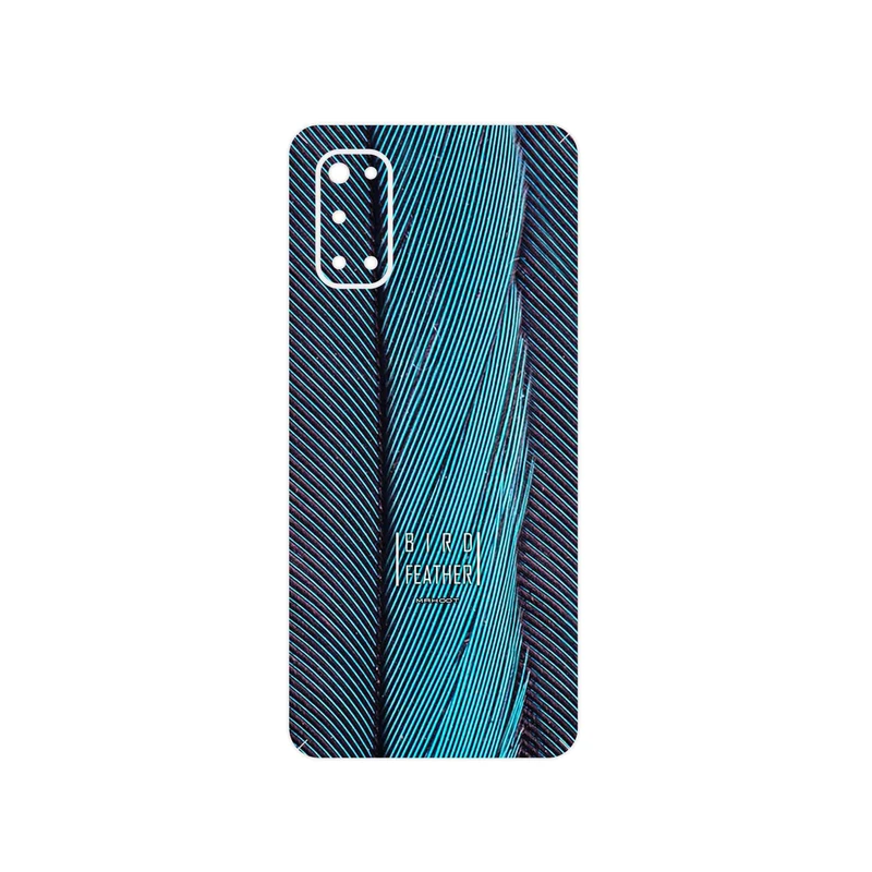 برچسب پوششی ماهوت مدل Turquoise feathers مناسب برای گوشی موبایل ریلمی 7 Pro