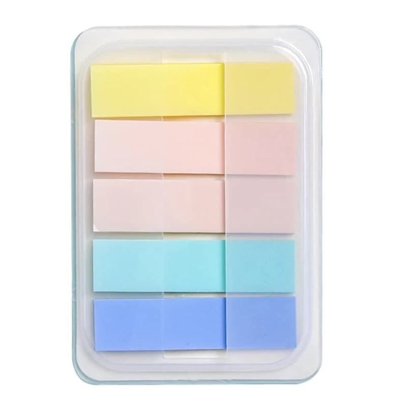 کاغذ یادداشت مدل چسب دار موراندی سایز 5*8 سانتیمتر بسته 5 عددی