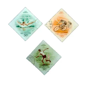 تمبر یادگاری مدل ورزشی کد a-864 مجموعه 3 عددی