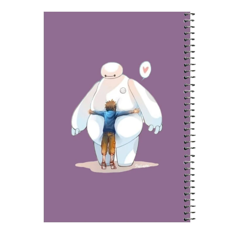 دفتر مشق 80 برگ اس جی مدل بیمکس و پسرک   