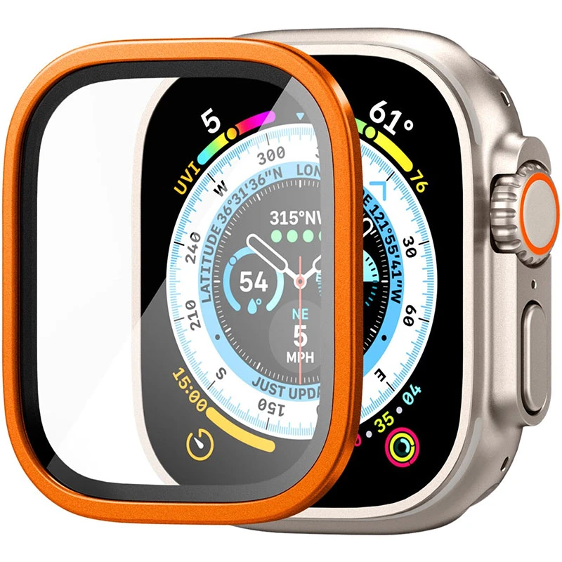 محافظ صفحه نمایش مسیر مدل Armorite مناسب برای اپل واچ 49 میلی‌متری سری Ultra / Ultra 2 