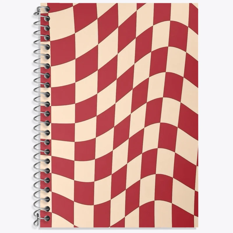 دفتر لغت 50 برگ خندالو طرح چهارخونه کد N2773