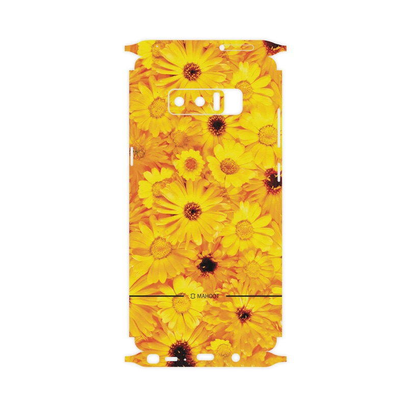 برچسب پوششی ماهوت مدل Yellow-Flower-FullSkin مناسب برای گوشی موبایل سامسونگ Galaxy Note8