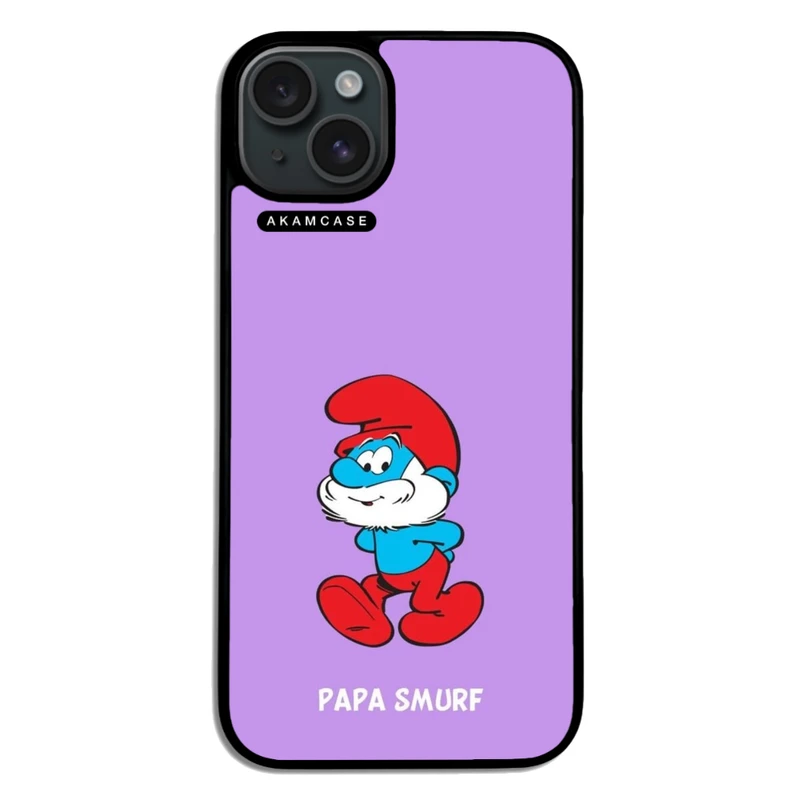 کاور آکام مدل AMC-WA15PLUS-SMURFS-1 مناسب برای گوشی موبایل اپل iPhone 15 Plus